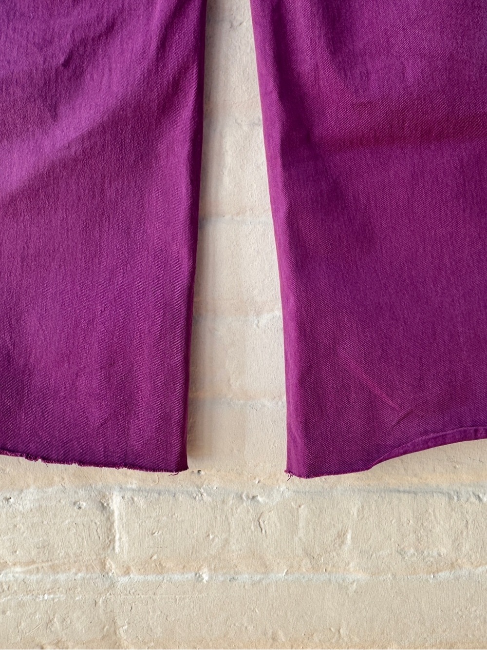 KUT from the Kloth Meg High Rise Wide Leg Jeans Purple Magenta - Picture 8 of 12
